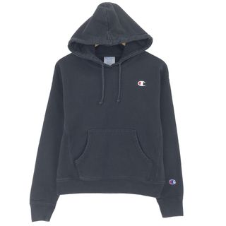 チャンピオン(Champion)の古着 チャンピオン Champion リバースウィーブ 復刻 単色タグ スウェットプルオーバーパーカー レディースM /eaa433806(トレーナー/スウェット)