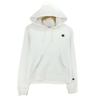 チャンピオン(Champion)の古着 チャンピオン Champion リバースウィーブ 復刻 単色タグ スウェットプルオーバーパーカー レディースS /eaa433808(トレーナー/スウェット)