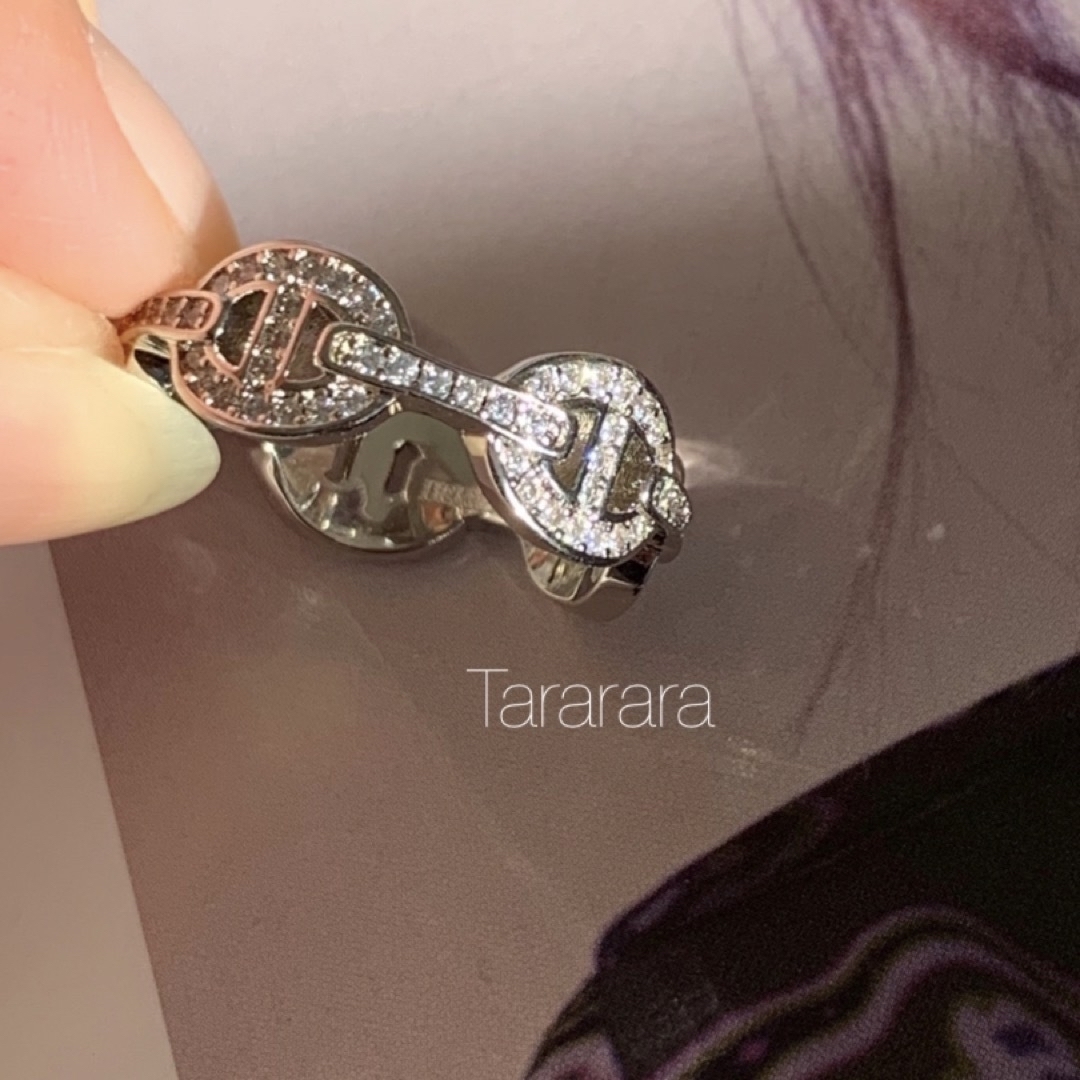 ●高品質stainless アンカーフルcz リングS●金属アレルギー対応 レディースのアクセサリー(リング(指輪))の商品写真