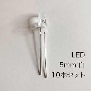 LED 5mm 白 10本セット(エフェクター)