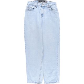 リーバイス(Levi's)の古着 90年代 リーバイス Levi's SILVER TAB シルバータブ LOOSE ルーズ テーパードデニムパンツ USA製 レディースL(w28) ヴィンテージ /eaa435032(デニム/ジーンズ)