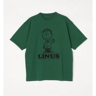 シップス(SHIPS)の★新品★SHIPS any SNOOPY コラボ Tシャツ グリーン/M(Tシャツ/カットソー(半袖/袖なし))