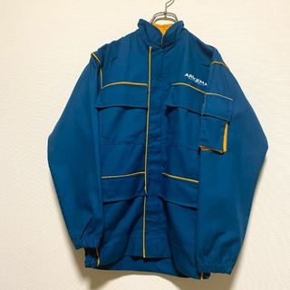 ヴィンテージ(VINTAGE)のユーロ古着　90s ヴィンテージ　ワークジャケット　カバーオール　企業　P578(カバーオール)