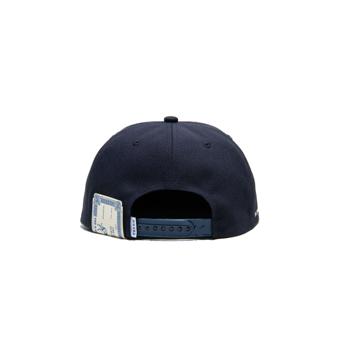 THE H.W. DOG & CO.(ザエイチダブリュドックアンドコー)のTHE H.W DOG&CO.BOX CAP - Navy メンズの帽子(キャップ)の商品写真