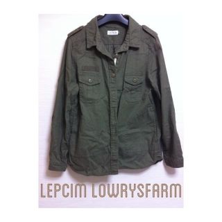 レプシィムローリーズファーム(LEPSIM LOWRYS FARM)の値下げミリタリーシャツ＊レプシム＊古着(シャツ/ブラウス(長袖/七分))