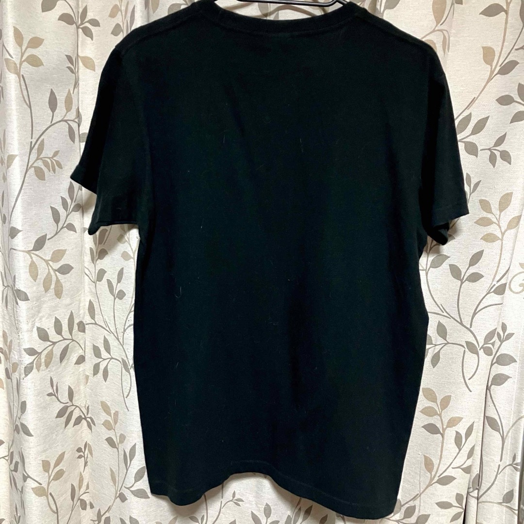 ポプテピピック 半袖 Tシャツ メンズ Mサイズ  黒 ブラック 大川ぶくぶ メンズのトップス(Tシャツ/カットソー(半袖/袖なし))の商品写真