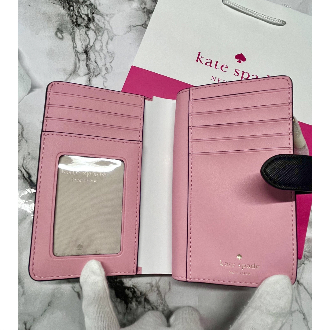 kate spade new york(ケイトスペードニューヨーク)の【新品未使用】ケイトスペード 二つ折り財布　フラワーブーケ レディースのファッション小物(財布)の商品写真