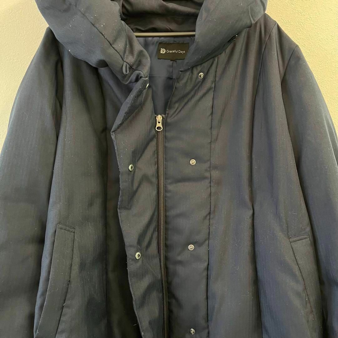 Graceful Days ダウンコート ジャケット ロングコート 大きめサイズ レディースのジャケット/アウター(ダウンジャケット)の商品写真