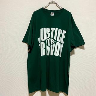 フルーツオブザルーム(FRUIT OF THE LOOM)のフルーツオブザルーム　半袖Tシャツ　ビッグサイズ　ゆるだぼ　グリーン　E252(Tシャツ/カットソー(半袖/袖なし))