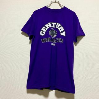 ギルタン(GILDAN)のアメリカ古着　Century Wildcats カレッジ 半袖 Ｔシャツ　F97(Tシャツ/カットソー(半袖/袖なし))