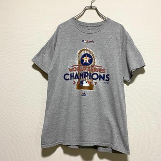 マジェスティック(Majestic)のアメリカ古着　MLB メジャーリーグ　ヒューストン・アストロズ　半袖　Tシャツ(Tシャツ/カットソー(半袖/袖なし))