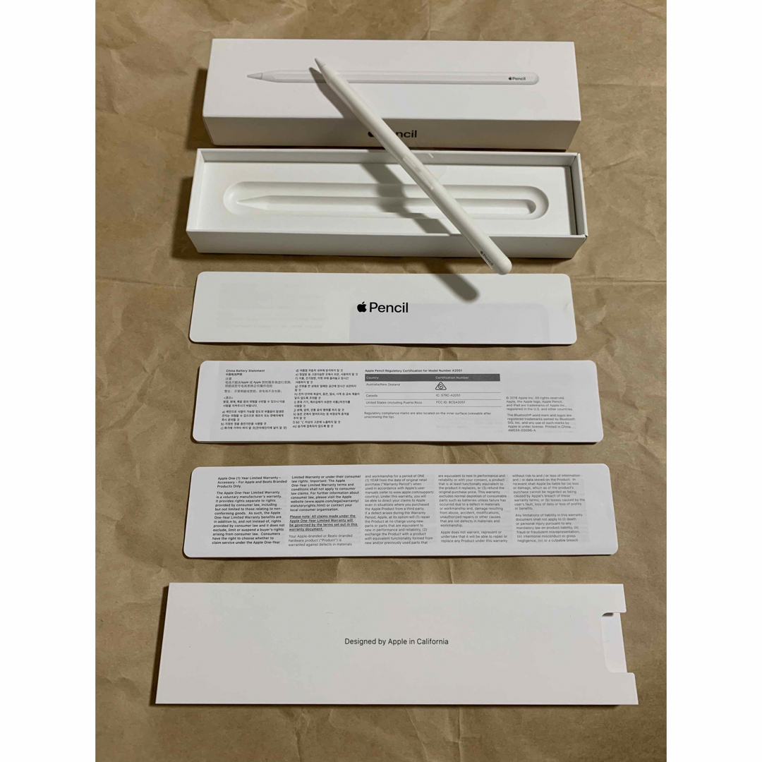 Apple(アップル)の未使用★Apple Pencil 2 アップル ペンシル 第2世代__N スマホ/家電/カメラのPC/タブレット(PC周辺機器)の商品写真