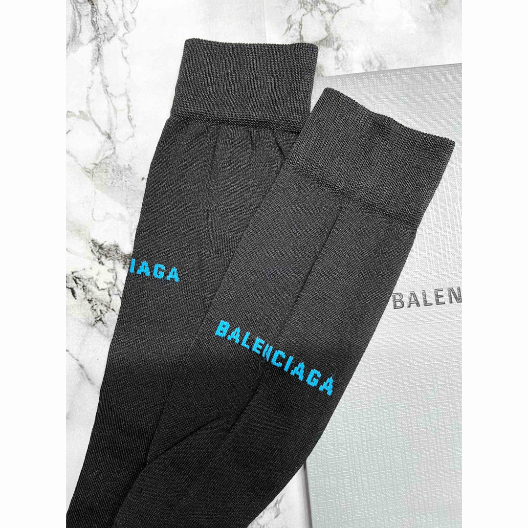 Balenciaga(バレンシアガ)の【新品未使用】バレンシアガ　ソックス　靴下　メンズ　ブラック メンズのレッグウェア(ソックス)の商品写真