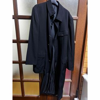 ヨウジヤマモトプールオム(Yohji Yamamoto POUR HOMME)のYohji Yamamoto POUR HOMME 19AWアンバランスチャイナ(テーラードジャケット)