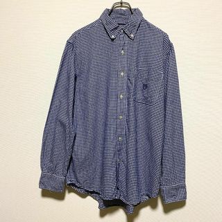 チャップス(CHAPS)のアメリカ古着　CHAPS　長袖　シャツ　ギンガムチェック　ボタンダウン Q66(シャツ)