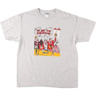 ジャージーズ(JERZEES)の古着 00年代 ジャージーズ Jerzees シカゴ プロリーグ プリントTシャツ メンズXL /eaa428683(Tシャツ/カットソー(半袖/袖なし))