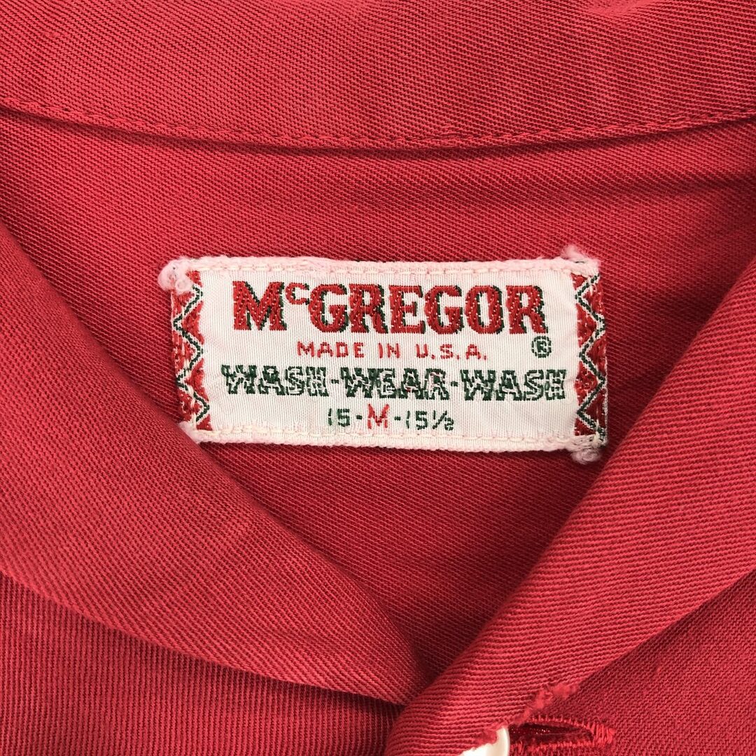 McGREGOR(マックレガー)の古着 60年代 マックレガー McGREGOR ボウリングシャツ USA製 メンズM ヴィンテージ /eaa431963 メンズのトップス(シャツ)の商品写真