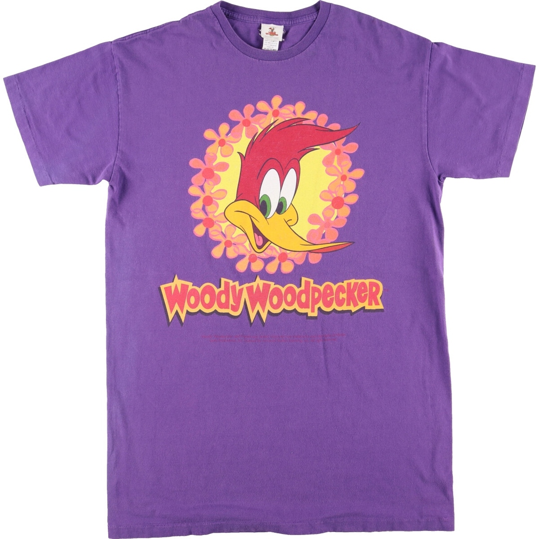 古着 THE WOODY WOODPECKER ウッドペッカー キャラクタープリントTシャツ メンズXL ヴィンテージ /eaa433052 メンズのトップス(Tシャツ/カットソー(半袖/袖なし))の商品写真