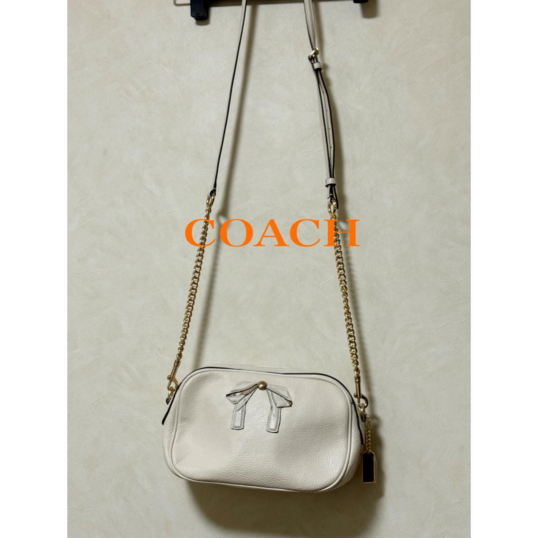 COACH(コーチ)の未使用　COACH オールレザー　斜めがけショルダーバック レディースのバッグ(ショルダーバッグ)の商品写真