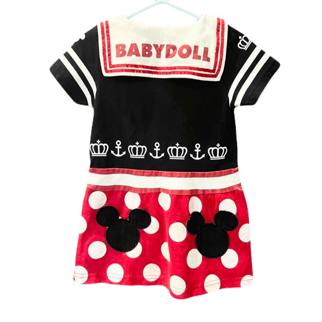 BABYDOLL(ベビードール)のBABYDOLL Disney ワンピース サイズ90 即日発送 キッズ/ベビー/マタニティのキッズ服女の子用(90cm~)(ワンピース)の商品写真