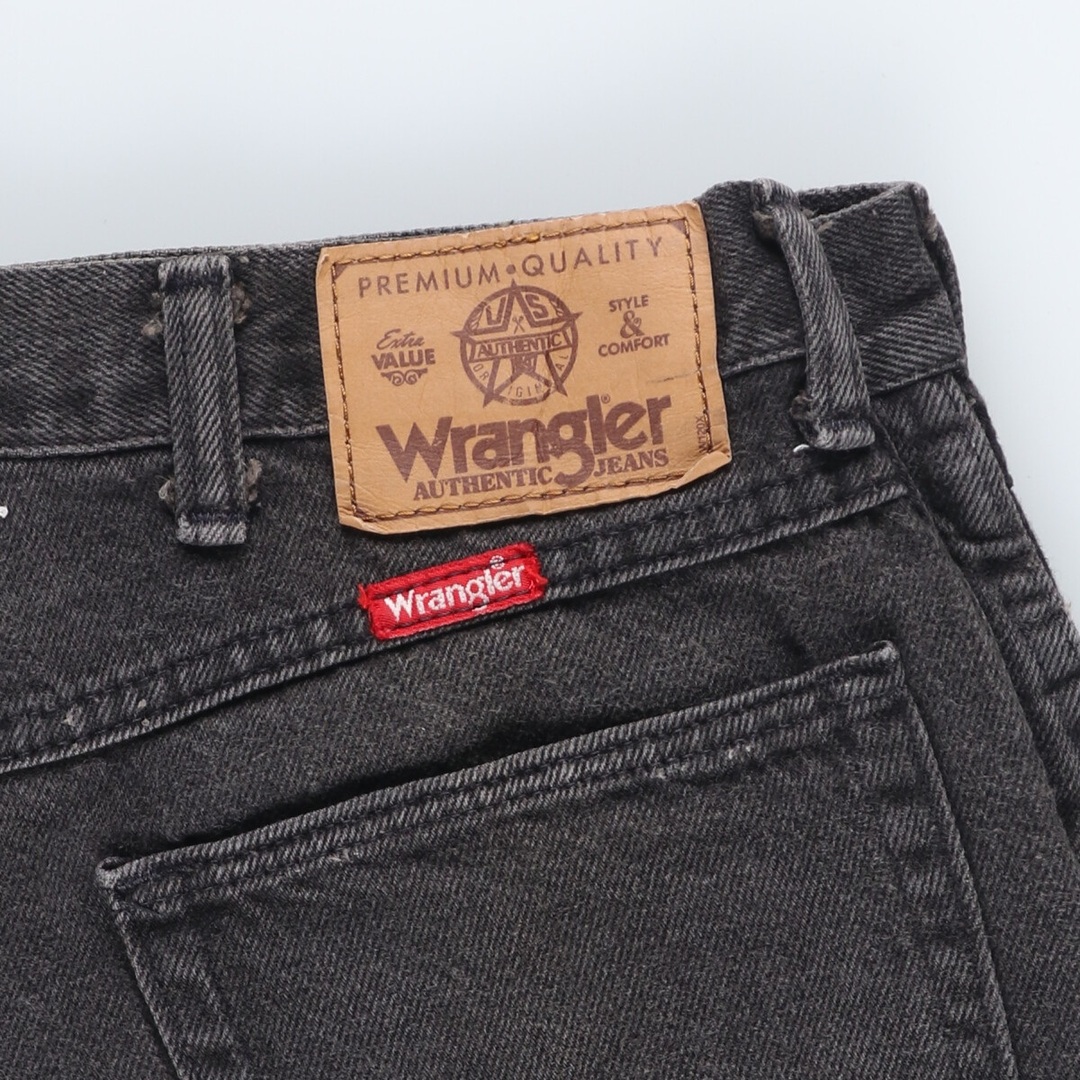 Wrangler(ラングラー)の古着 90年代 ラングラー Wrangler ブラックデニム テーパードデニムパンツ USA製 メンズw33 ヴィンテージ /eaa423396 メンズのパンツ(デニム/ジーンズ)の商品写真