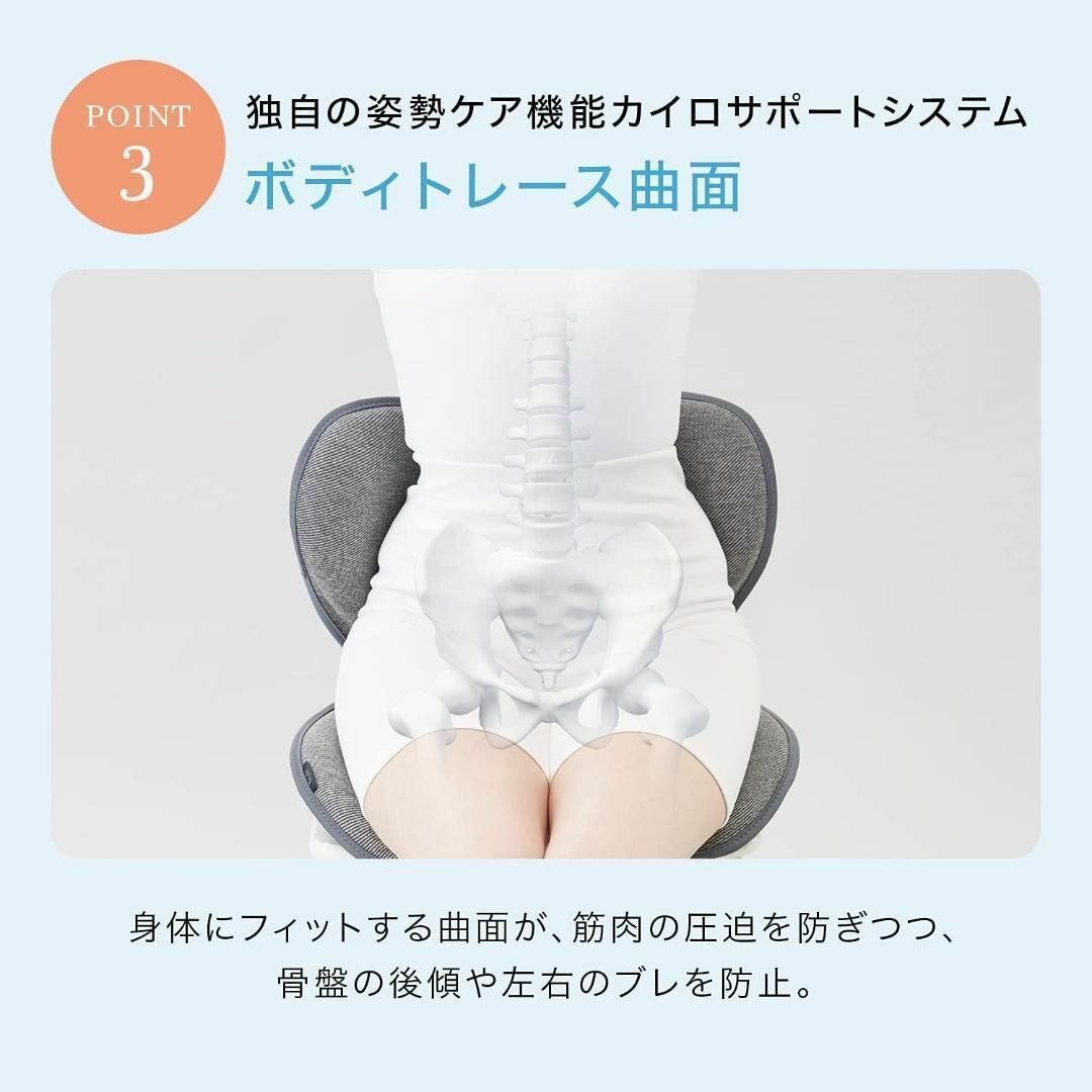 スタイル スタンダード 座椅子 グレー F01 MTG 純正品 姿勢矯正 骨盤の スタイル スタンダード 座椅子 グレー F01 MTG 純正品 姿勢矯正 骨盤の