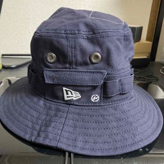 sacai x fragment x new era ハット 紺 新品未使用