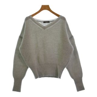 デミルクスビームス(Demi-Luxe BEAMS)のDemi-Luxe BEAMS デミルクスビームス ニット・セーター F グレー 【古着】【中古】(ニット/セーター)