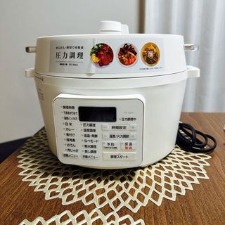 アイリスオーヤマ(アイリスオーヤマ)の【美品】アイリスオーヤマ　電気圧力鍋　4L(調理機器)