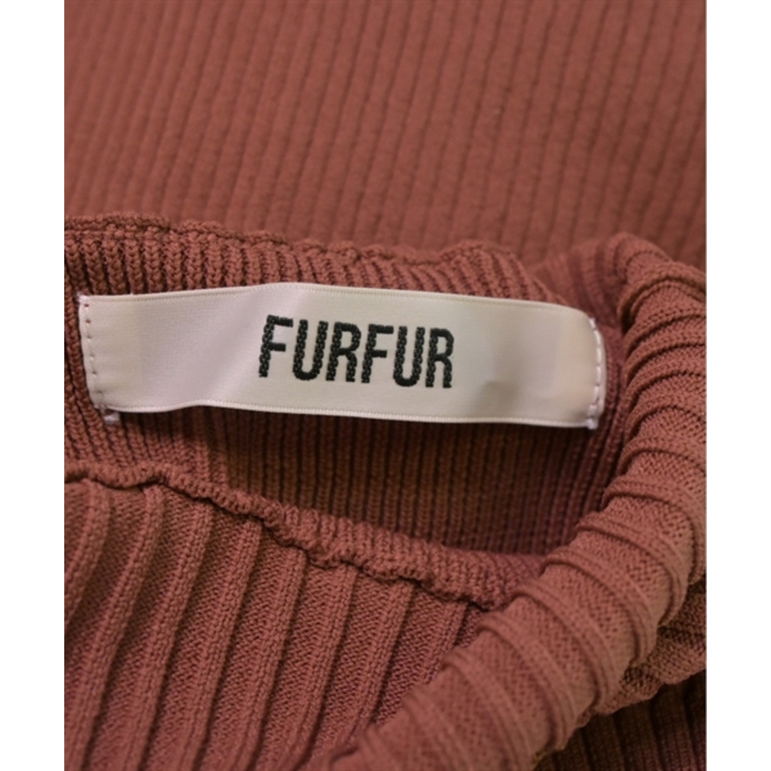 fur fur(ファーファー)のFURFUR ファーファー ワンピース F エンジ系 【古着】【中古】 レディースのワンピース(ひざ丈ワンピース)の商品写真