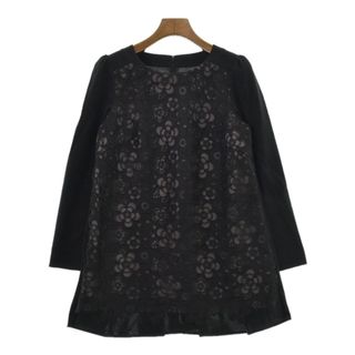 トゥービーシック(TO BE CHIC)のTO BE CHIC トゥー　ビー　シック ブラウス 38(M位) 黒 【古着】【中古】(シャツ/ブラウス(長袖/七分))