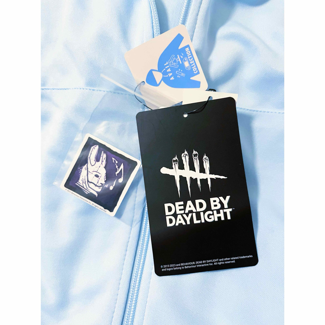 dead by daylight ジップパーカー　ジャージ　サックス レディースのトップス(パーカー)の商品写真