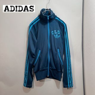 アディダス(adidas)の【美品♡】adidas 復刻版トラックジャケット　バックプリント　ビックロゴ　(その他)