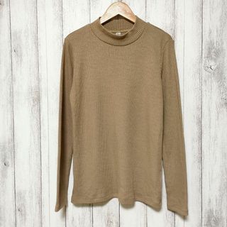 ユニクロ(UNIQLO)のUNIQLO ユニクロ (L)　リブハイネックT(カットソー(長袖/七分))