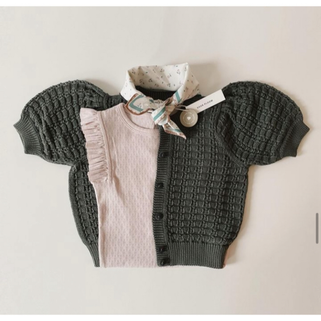 SOOR PLOOM(ソーアプルーム)の未使用 SOOR PLOOM Mimi Cardigan キッズ/ベビー/マタニティのキッズ服女の子用(90cm~)(ニット)の商品写真