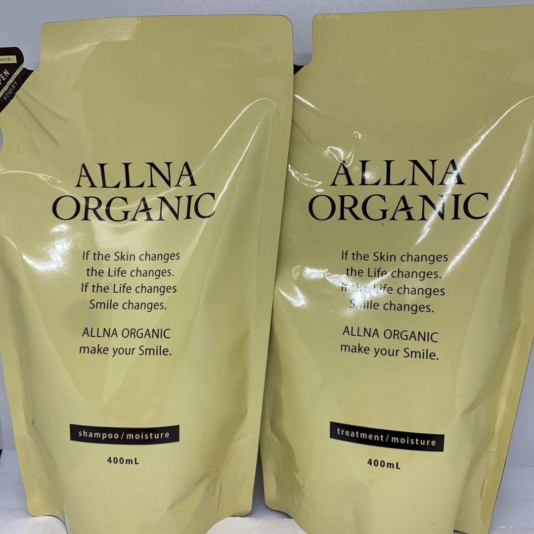 ALLNA ORGANIC(オルナオーガニック)のオルナオーガニック モイスチャー 詰め替え シャンプー トリートメント セット コスメ/美容のヘアケア/スタイリング(シャンプー/コンディショナーセット)の商品写真