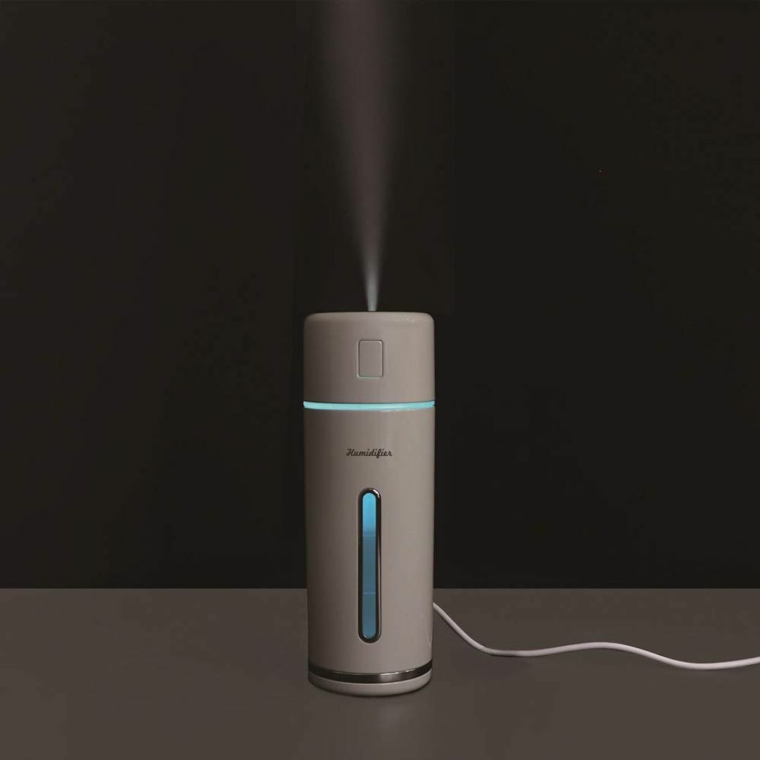 【色: オフホワイト】東洋ケース 加湿器MINI HUMIDIFIER レトロ  スマホ/家電/カメラの冷暖房/空調(その他)の商品写真