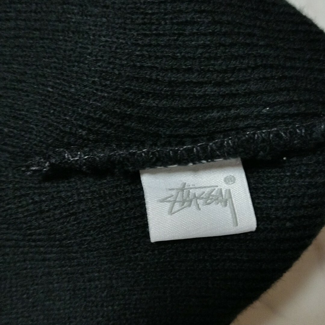 STUSSY(ステューシー)のmd Stussy ステューシー ニット帽 スノーボード 黒 ブラック メンズの帽子(ニット帽/ビーニー)の商品写真