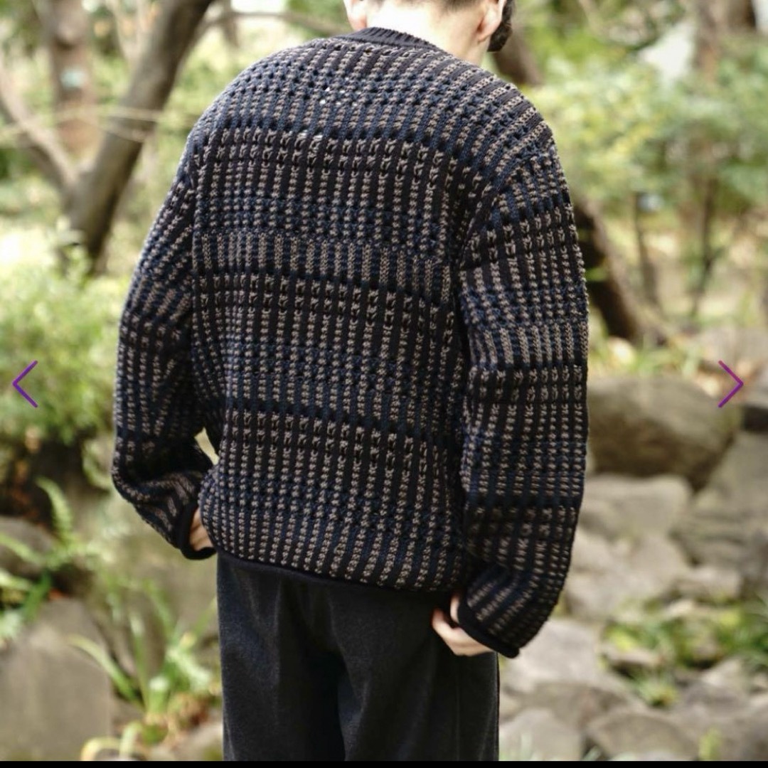 BATONER(バトナー)のBATONER バトナー MIX YARN CREW NECKクルーネックニット メンズのトップス(ニット/セーター)の商品写真