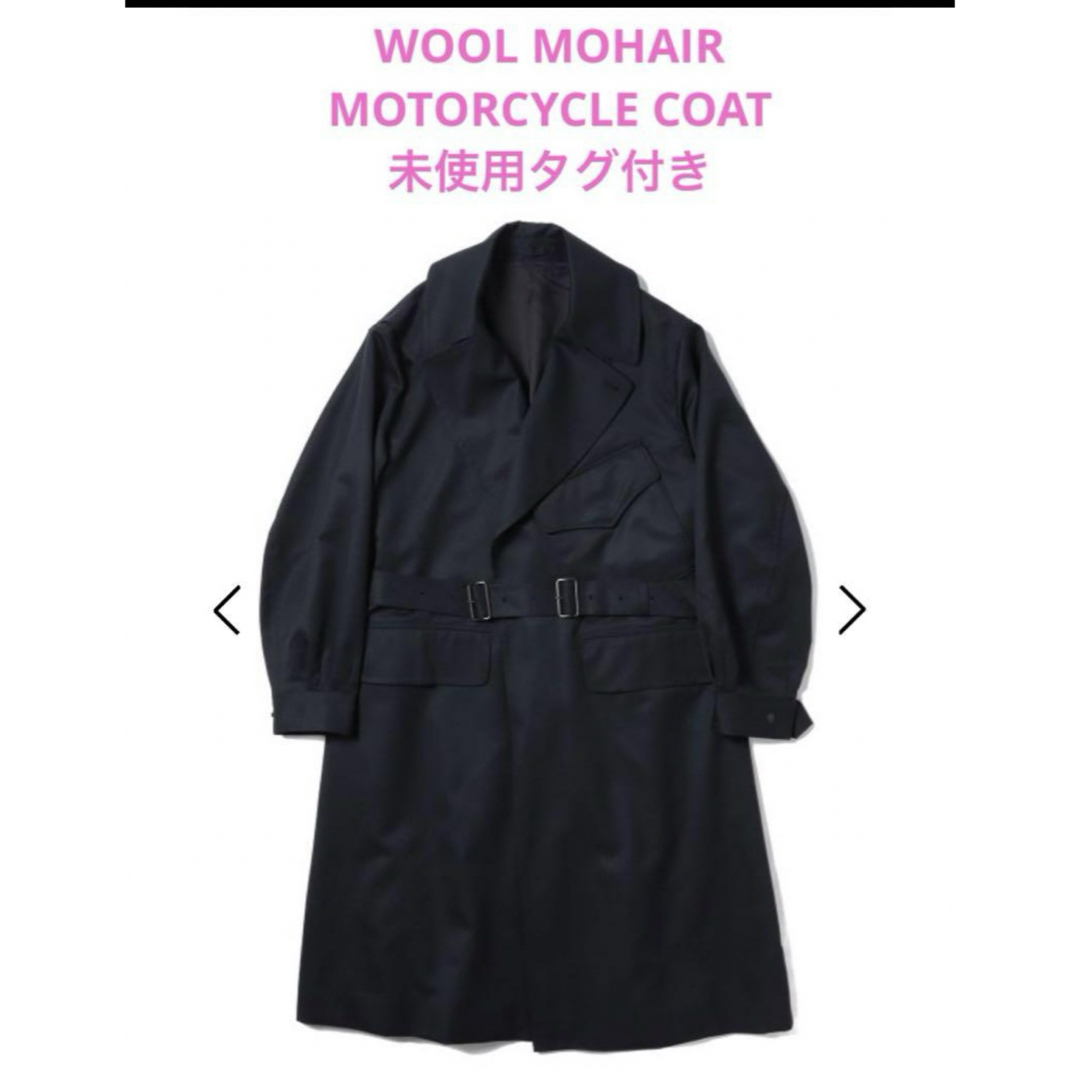 blurhms(ブラームス)のブラームス　WOOL MOHAIR MOTORCYCLE COAT メンズのジャケット/アウター(トレンチコート)の商品写真