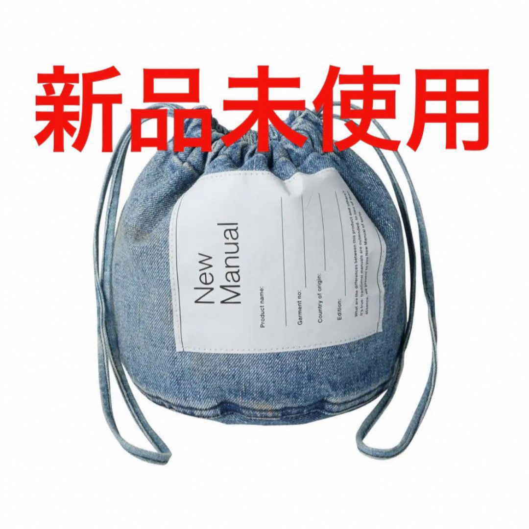 New Manual × GQ SHOP デニムバッグ denim bag メンズのバッグ(ショルダーバッグ)の商品写真