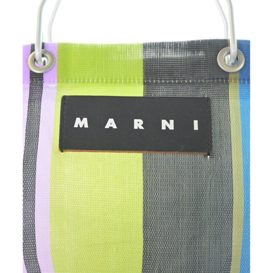 Marni(マルニ)のMARNI マルニ バッグ（その他） - 黄緑xピンクx黒等(ストライプ) 【古着】【中古】 レディースのバッグ(その他)の商品写真