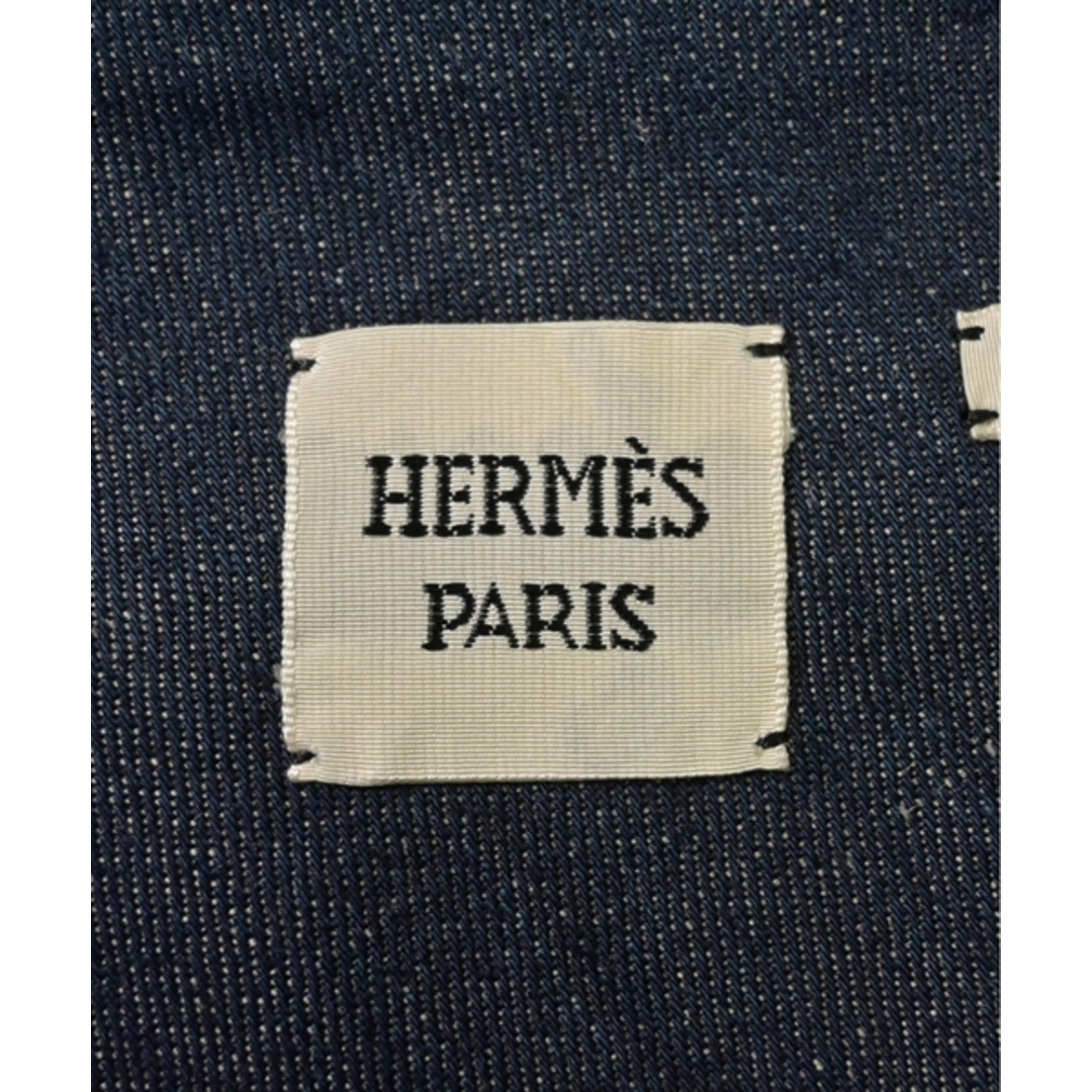 Hermes(エルメス)のHERMES エルメス ひざ丈スカート 40(M位) インディゴ(デニム) 【古着】【中古】 レディースのスカート(ひざ丈スカート)の商品写真