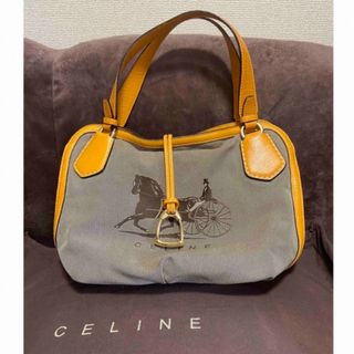 セリーヌ(celine)のCELINE セリーヌ 馬車柄 キャンパス トートバック ショルダーバッグ(ショルダーバッグ)