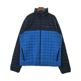 MERRELL メレル ダウンジャケット/ダウンベスト XL 青x紺 【古着】【中古】