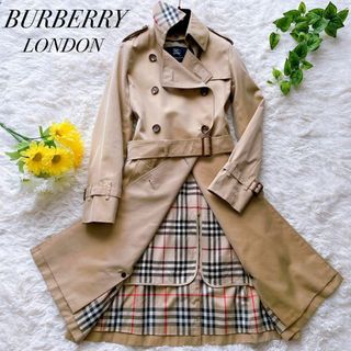 バーバリー(BURBERRY)の人気色✨バーバリーロンドン トレンチコート ライナー付き ハニーベージュ 34(トレンチコート)