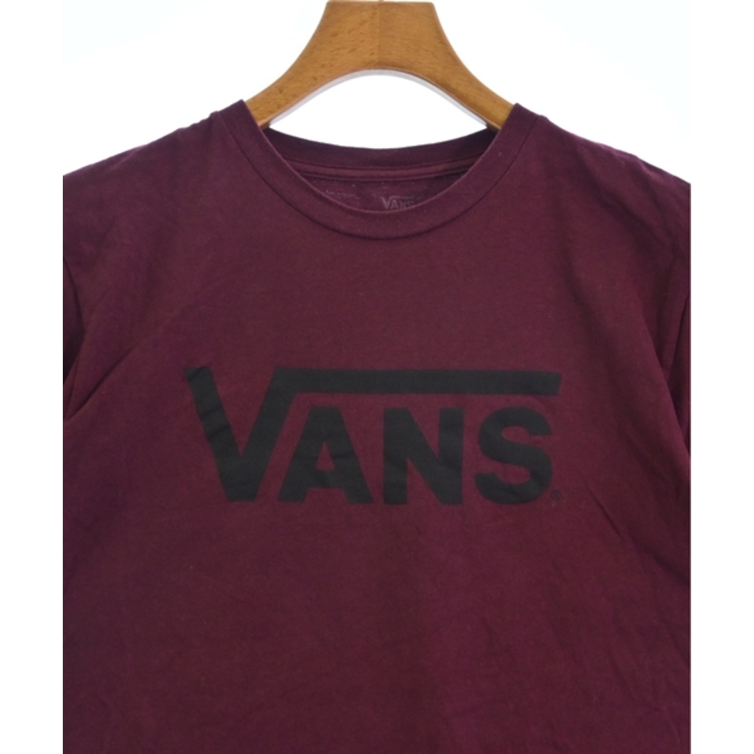 VANS(ヴァンズ)のVANS バンズ Tシャツ・カットソー S 赤紫系 【古着】【中古】 メンズのトップス(Tシャツ/カットソー(半袖/袖なし))の商品写真