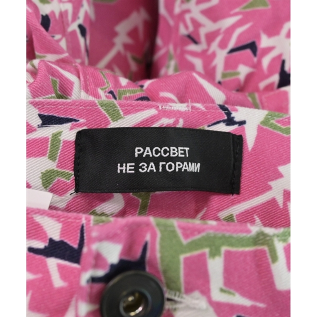 PACCBET ラスベート パンツ（その他） XL ピンクx緑x白(総柄) 【古着】【中古】 メンズのパンツ(その他)の商品写真