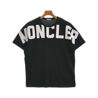 モンクレール(MONCLER)のMONCLER モンクレール Tシャツ・カットソー M 黒 【古着】【中古】(Tシャツ/カットソー(半袖/袖なし))