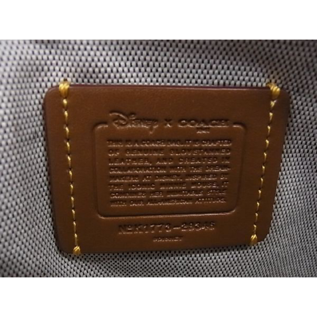 COACH(コーチ)の■新品同様■ 希少COACH  ディズニーコラボ レザー  ショルダーバッグ レディースのバッグ(ショルダーバッグ)の商品写真